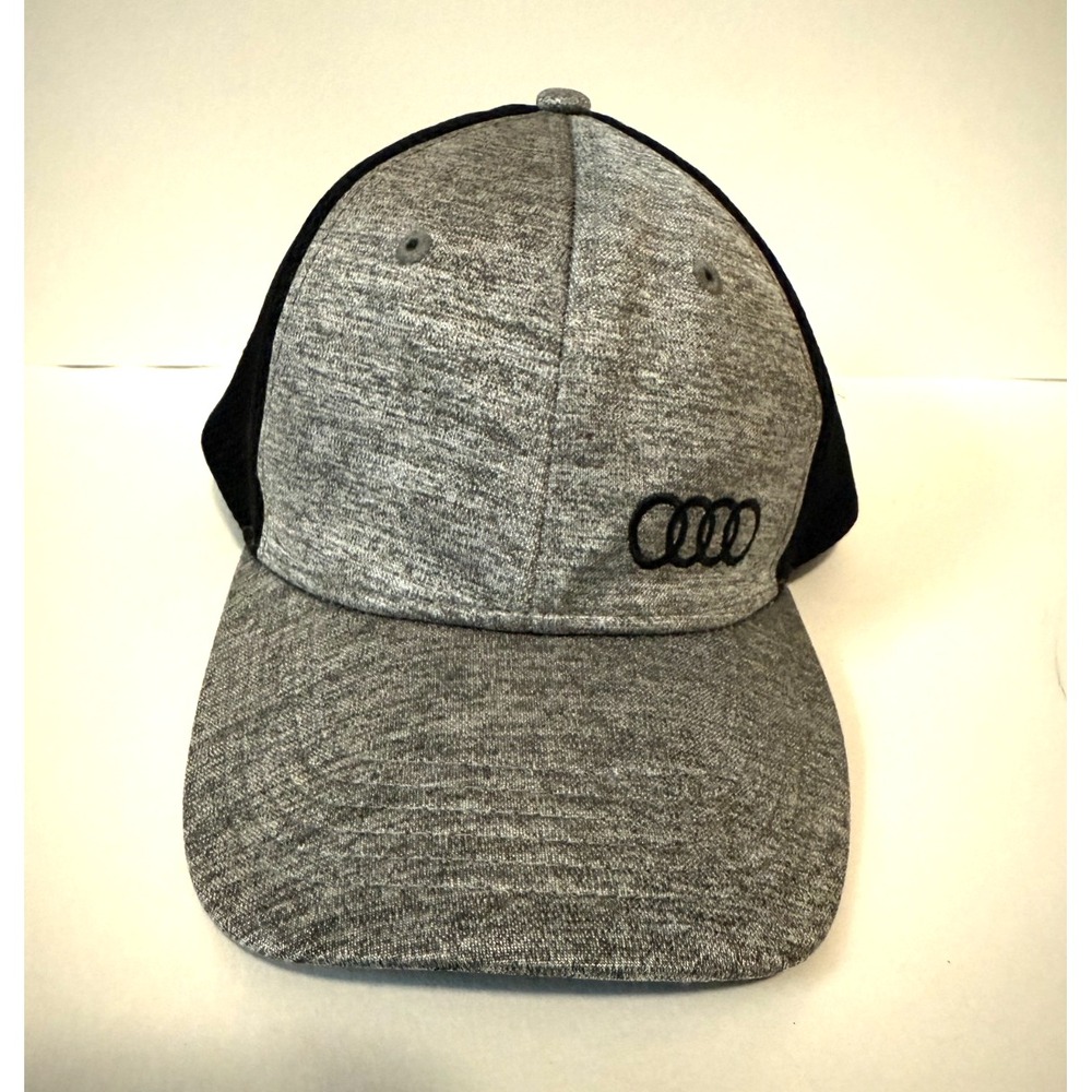 Audi Hat Cap Gray Performance Lightweight Mens Poly Athletic‎ Strap Back Car